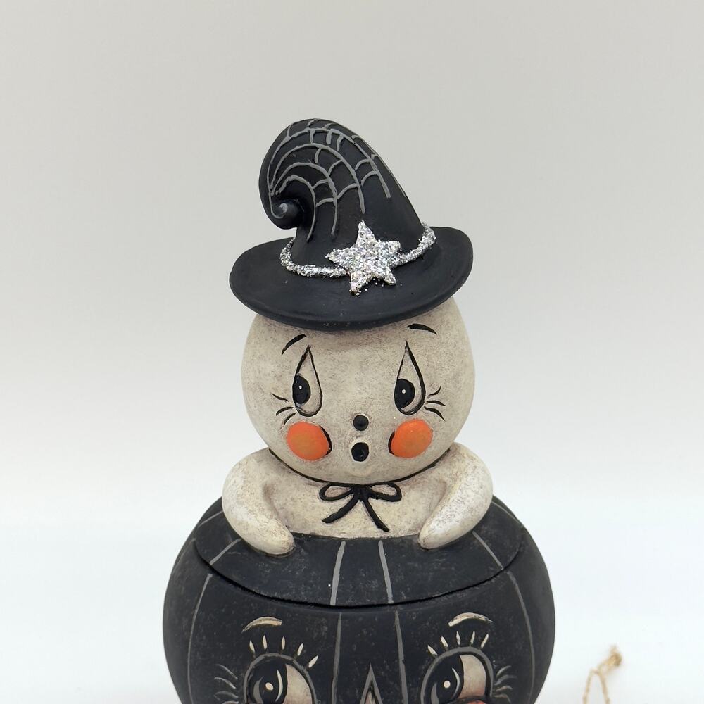 Bethany Lowe Johanna Parker Incognito Gus & Tito Ghost Halloween Container NEW - Picture 7 of 11